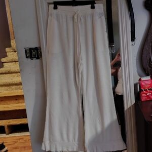 FP Movement by Free People Cream Wide-Leg Pants